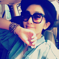 女生超拽戴眼镜头像合集 60张拽酷女生头像安排上