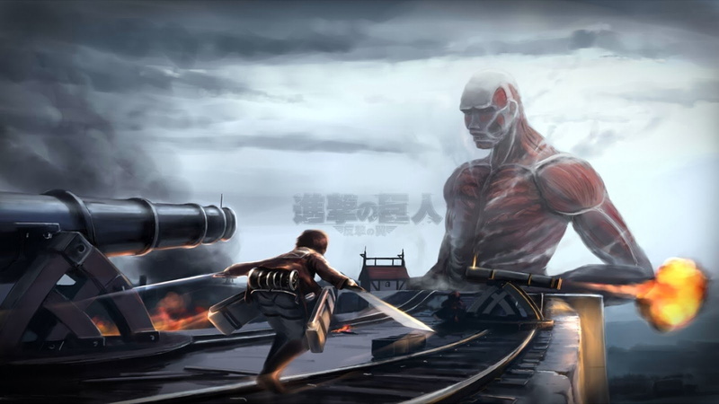 《进击的巨人》壁纸合集 铠之巨人艾伦耶格尔高清720P壁纸