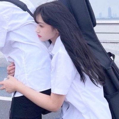 超甜JK风一左一右情侣头像 12张合集