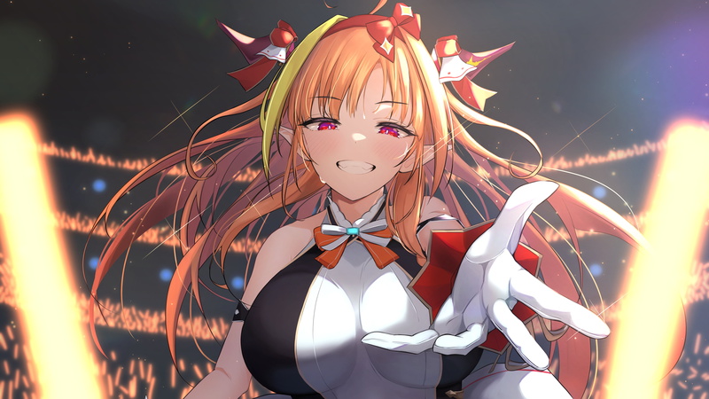 Hololive红发虚拟主播壁纸合集