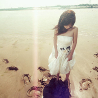 48张氛围感海边女生QQ头像合集 意境感拉满