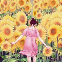 女生向日葵头像 32张清新森系氛围感美图合集