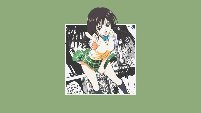 《出包王女》校服少女壁纸合集 撩裙画面高清1080P