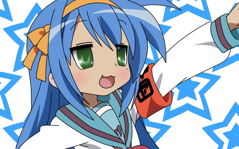 《幸运星》动漫少女高清壁纸合集 1080P画质拉满