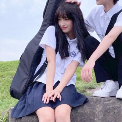 超甜JK风一左一右情侣头像 12张合集