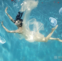 水中跳舞的女生头像来啦！48张唯美氛围感拉满