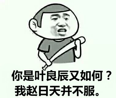 赵日天龙傲天喊不服！这套梗表情包太整活了