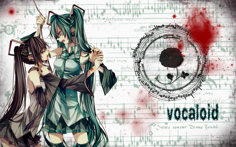 这组VOCALOID同人壁纸太绝了！初音和杂音还有GUMI、神威乐步都有
