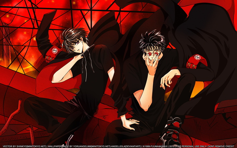 《X战记1999 1080P高清壁纸｜司狼神威与桃生封真》