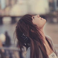 抬头望天的女生头像合集 48张唯美氛围感头像