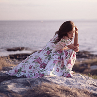 48张碎花小清新女生头像合集 氛围感拉满