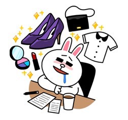 超好用的表情脸小兔子表情包合集