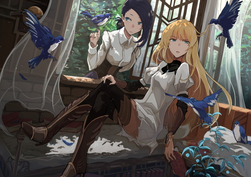 动漫美少女黑丝壁纸合集