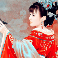 48张超有韵味的古风女生QQ头像，一眼就爱上