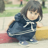 女生嘟嘴萌娃头像合集！20张软乎乎小宝贝头像分享