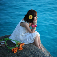 52张清新感拉满！海边女生QQ头像合集来了