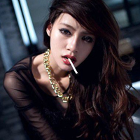 超拽霸气！47张叼烟女生头像合集