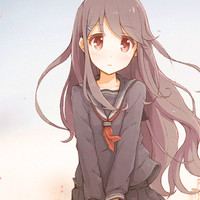 47张超好看的唯美插画动漫女生头像合集