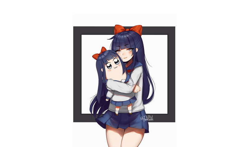 爆火沙雕动画《Pop Team Epic》壁纸合集 720P高清版