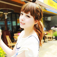 48张清纯齐刘海正脸女生头像合集