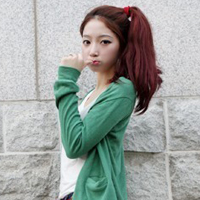 48张活力时髦马尾辫女生QQ头像合集