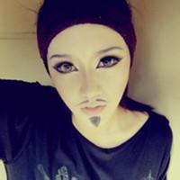 女生小胡子头像合集 22张可爱风格女生头像