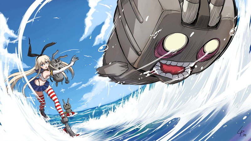 舰娘壁纸合集！1080P高清岛风等角色任你挑