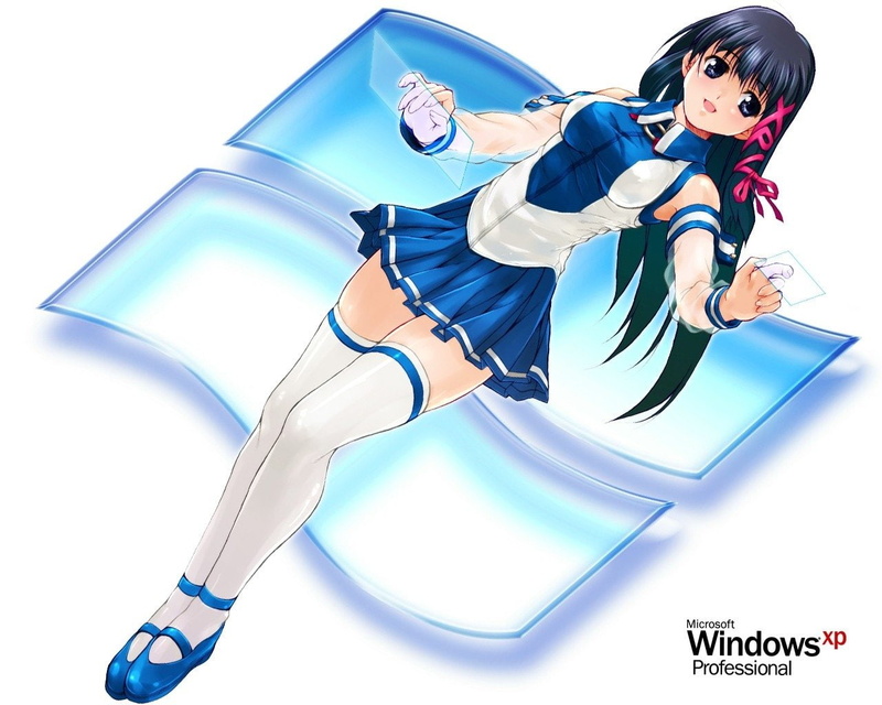 Windows娘主题壁纸 720P高清版