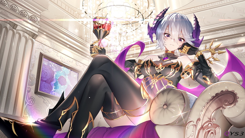竖屏简约背景雪景壁纸 千夜QYS3原创动漫少女1080P高清手机壁纸