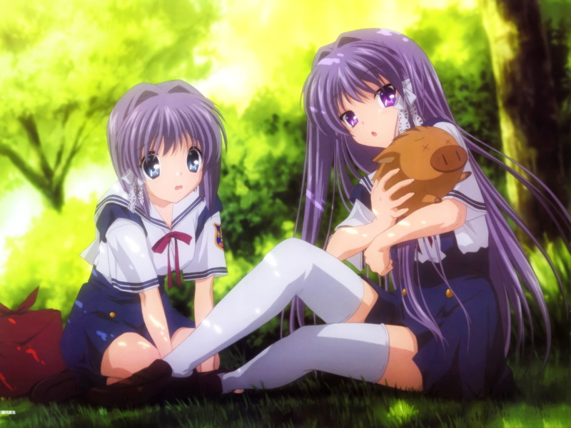 《Clannad》藤林姐妹高清壁纸合集 720P分辨率