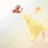 72张带风景的唯美女生头像合集