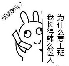 恶搞兔版“全世界针对我的美丽”表情包来啦