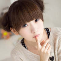 48张齐刘海女生QQ头像，美成初恋感满满