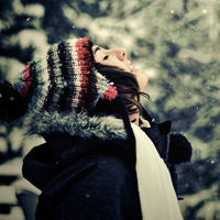 抬头望天的女生头像合集 48张唯美氛围感头像