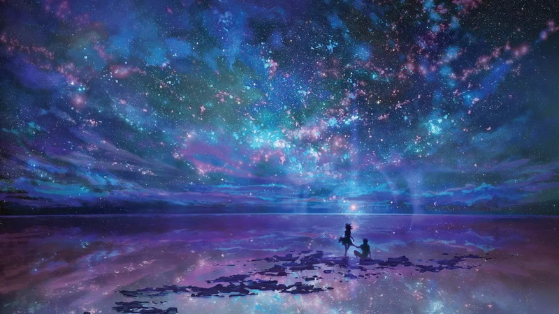 绝美动漫风星空壁纸合集