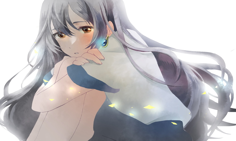 《上色后的世界》女主月白瞳美 高清动漫壁纸