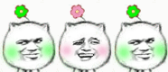 猥琐猫带小花的表情包合集