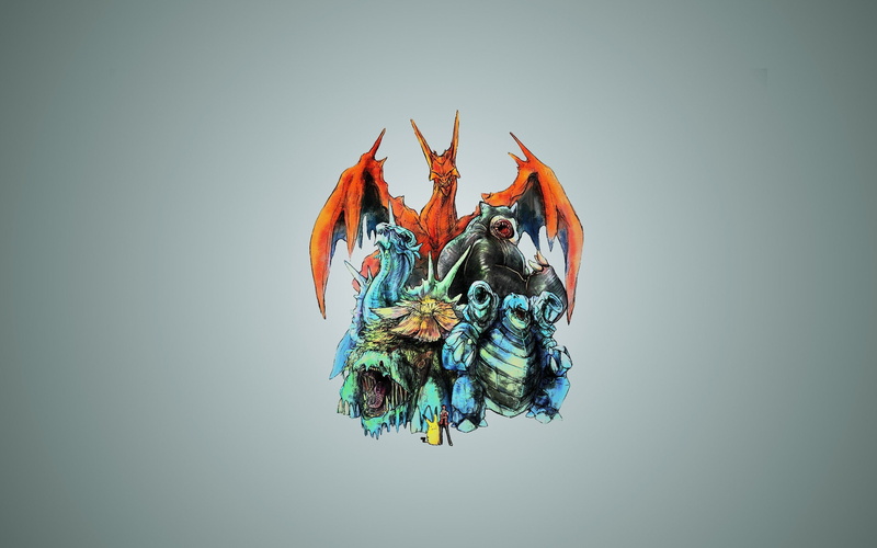 宝可梦全员集结！2K高清动漫萌宠壁纸合集