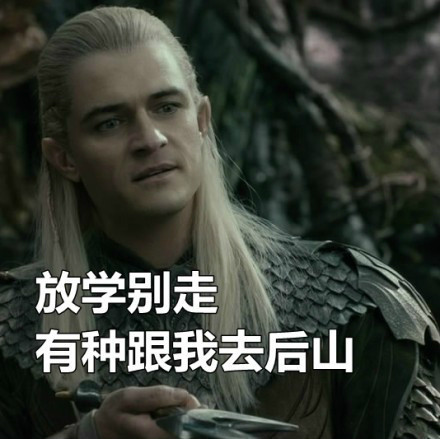 魔戒主题怼人表情包来了：你他妈说什么，有种再说一遍