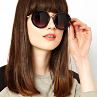 48张戴墨镜的时尚女生头像 适配QQ超有氛围感
