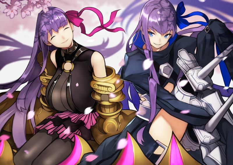 Fate系列手游高清壁纸：酒吞童子与源赖光 适配1080P手机屏