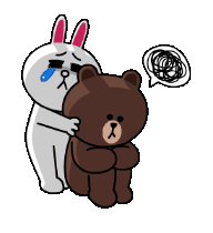 用黑白熊表情包讲了个甜甜的恋爱小故事