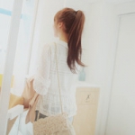 48张活力时髦马尾辫女生QQ头像合集