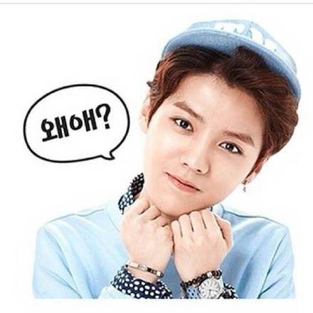 鹿晗同款萌萌哒聊天表情合集