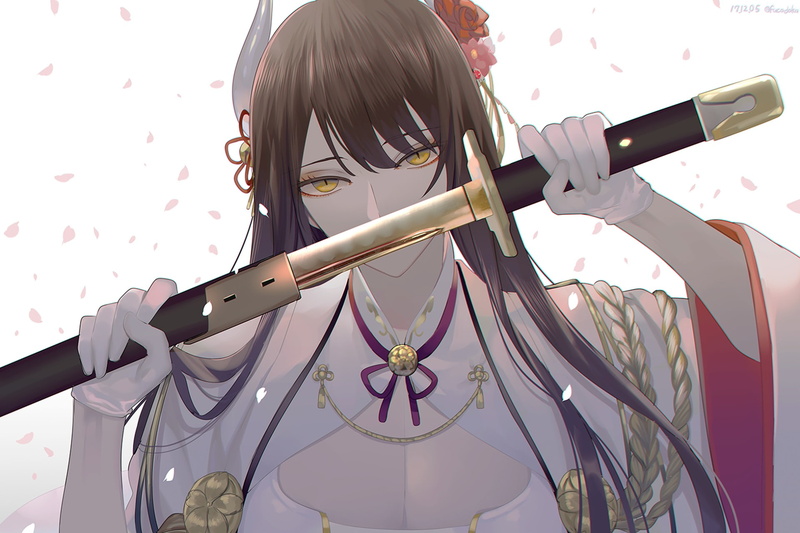 碧蓝航线樫野1080P高清壁纸 还有多款舰娘壁纸等你挑