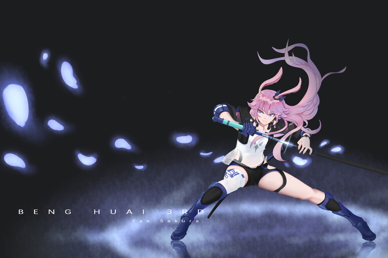 崩坏3动漫少女高清手机壁纸 720P版