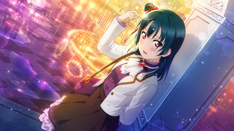 这款《Love Live! Sunshine!!》壁纸太绝了！津岛善子紫瞳1080P高清图直接封神