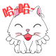 软乎乎的白色小猫咪表情包来啦