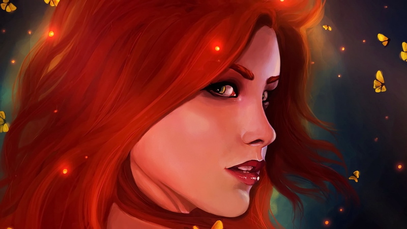 1080P高清壁纸！二次元少女张嘴神态壁纸合集