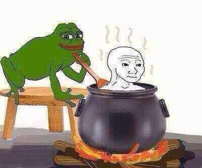 超火的sad frog悲伤蛙表情包合集来啦